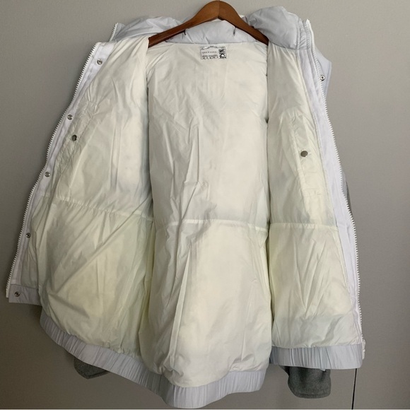 Men’s Nike X Sacai Puffer 800 Fill Down Coat Quilted Jacket Gray XXL NEW! - Picture 10 of 12